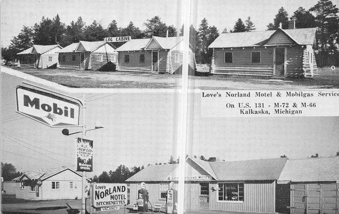 Loves Norland Motel - Vintage Postcard